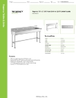 Regency Tables & Sinks 600FHDMS1872 Specsheet