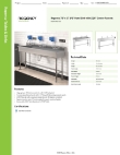 Regency Tables & Sinks 600FHDMSF1872 Specsheet Regency Tables & Sinks 600FHDMSF1872 Specsheet