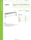 Regency Tables & Sinks 600FHSMSB18120 Specsheet Regency Tables & Sinks 600FHSMSB18120 Specsheet