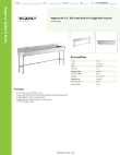 Regency Tables & Sinks 600FHSMSB1896 Specsheet Regency Tables & Sinks 600FHSMSB1896 Specsheet