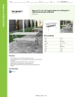 Regency Tables & Sinks 600FWT3060US Specsheet