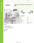 Regency Tables & Sinks 600HS12 Specsheet