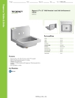 Regency Tables & Sinks 600HS172H Specsheet