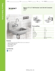 Regency Tables & Sinks 600HS17 Specsheet