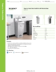 Regency Tables & Sinks 600HS17FTPD Specsheet