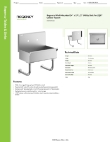 Regency Tables & Sinks 600HSMS1824 Specsheet