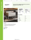Regency Tables & Sinks 600IB2136C0 Specsheet