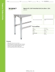 Regency Tables & Sinks 600LBS316LR Specsheet