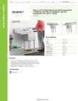 Regency Tables & Sinks 600S118182G Specsheet