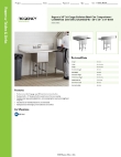 Regency Tables & Sinks 600S118182X Specsheet Regency Tables & Sinks 600S118182X Specsheet