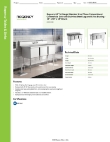 Regency Tables & Sinks 600S31818X Specsheet Regency Tables & Sinks 600S31818X Specsheet