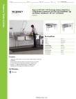Regency Tables & Sinks 600S32323G Specsheet Regency Tables & Sinks 600S32323G Specsheet