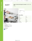 Regency Tables & Sinks 600SOS1872 Specsheet