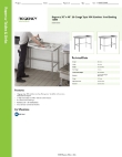 Regency Tables & Sinks 600SRT3048S Specsheet