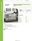 Regency Tables & Sinks 600STCB3060L Specsheet