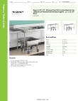 Regency Tables & Sinks 600STSS3072S Specsheet Regency Tables & Sinks 600STSS3072S Specsheet