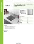 Regency Tables & Sinks 600SWB181814 Specsheet Regency Tables & Sinks 600SWB181814 Specsheet