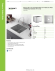 Regency Tables & Sinks 600SWB182014 Specsheet
