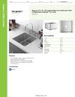 Regency Tables & Sinks 600SWB202012 Specsheet