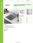 Regency Tables & Sinks 600SWB202014 Specsheet