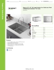 Regency Tables & Sinks 600SWB202814 Specsheet