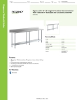 Regency Tables & Sinks 600TB1896G Specsheet