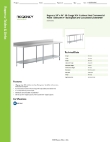 Regency Tables & Sinks 600TB2496G Specsheet