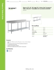 Regency Tables & Sinks 600TB2496G Specsheet
