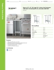 Regency Tables & Sinks 600TB3018G Specsheet