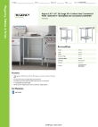 Regency Tables & Sinks 600TB3030G Specsheet