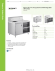 Regency Tables & Sinks BEVT3048-LT Specsheet