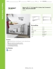 Regency Tables & Sinks 600TS2472S Specsheet Regency Tables & Sinks 600TS2472S Specsheet