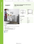 Regency Tables & Sinks 600TS3636S Specsheet