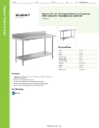 Regency Tables & Sinks 600TSB2460S Specsheet