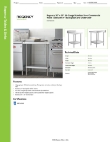 Regency Tables & Sinks 600TSB3030S Specsheet