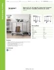 Regency Tables & Sinks 600TSB3636SC Specsheet