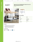 Regency Tables & Sinks 600TW3036G Specsheet