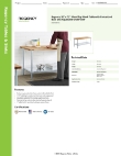 Regency Tables & Sinks 600TW3072G Specsheet Regency Tables & Sinks 600TW3072G Specsheet