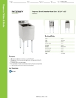 Regency Tables & Sinks 600UHS1812 Specsheet