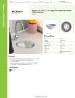 Regency Tables & Sinks 600UMR126 Specsheet Regency Tables & Sinks 600UMR126 Specsheet