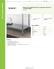 Regency Tables & Sinks 600UT2472G Specsheet Regency Tables & Sinks 600UT2472G Specsheet