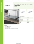 Regency Tables & Sinks 600UT3048G Specsheet