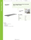 Regency Tables & Sinks 600UT3072S Specsheet