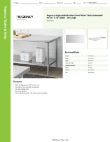 Regency Tables & Sinks 600UT3672S Specsheet Regency Tables & Sinks 600UT3672S Specsheet