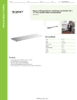 Regency Tables & Sinks 600UTPB2472S Specsheet Regency Tables & Sinks 600UTPB2472S Specsheet