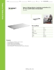 Regency Tables & Sinks 600UTPB3048S Specsheet Regency Tables & Sinks 600UTPB3048S Specsheet