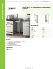 Regency Tables & Sinks 600WT12X24BS Specsheet