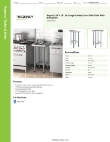 Regency Tables & Sinks 600WT18X24BS Specsheet