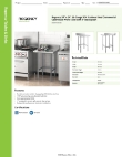 Regency Tables & Sinks 600WT24X24BS Specsheet
