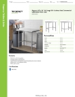 Regency Tables & Sinks 600WT24X36SS Specsheet